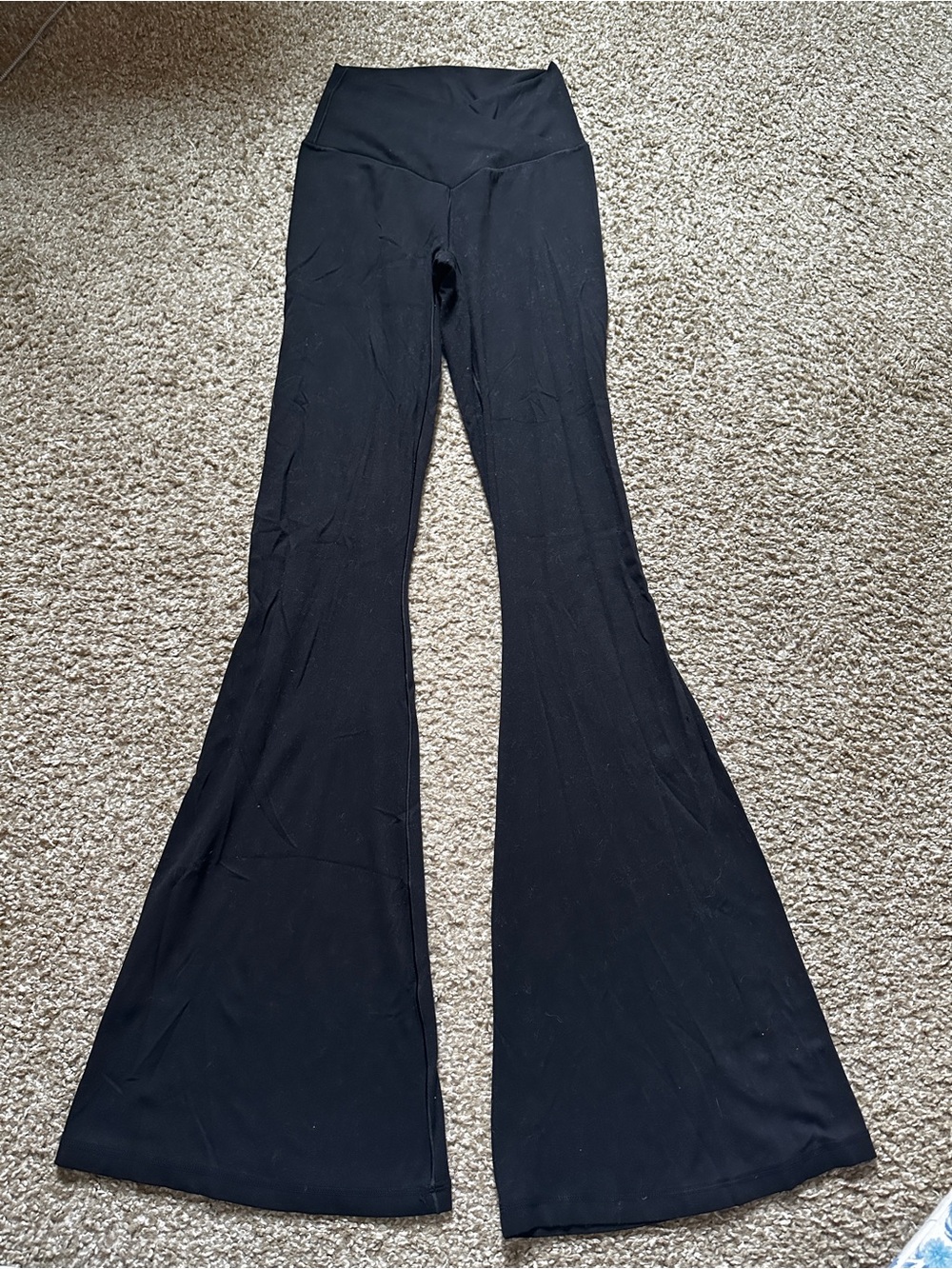aerie Black High-Waist Flared Yoga Pant